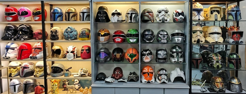 caschi in resina cosplay star wars marvel